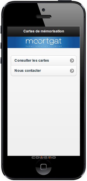 Accueil WebApp HTML5 CSS3